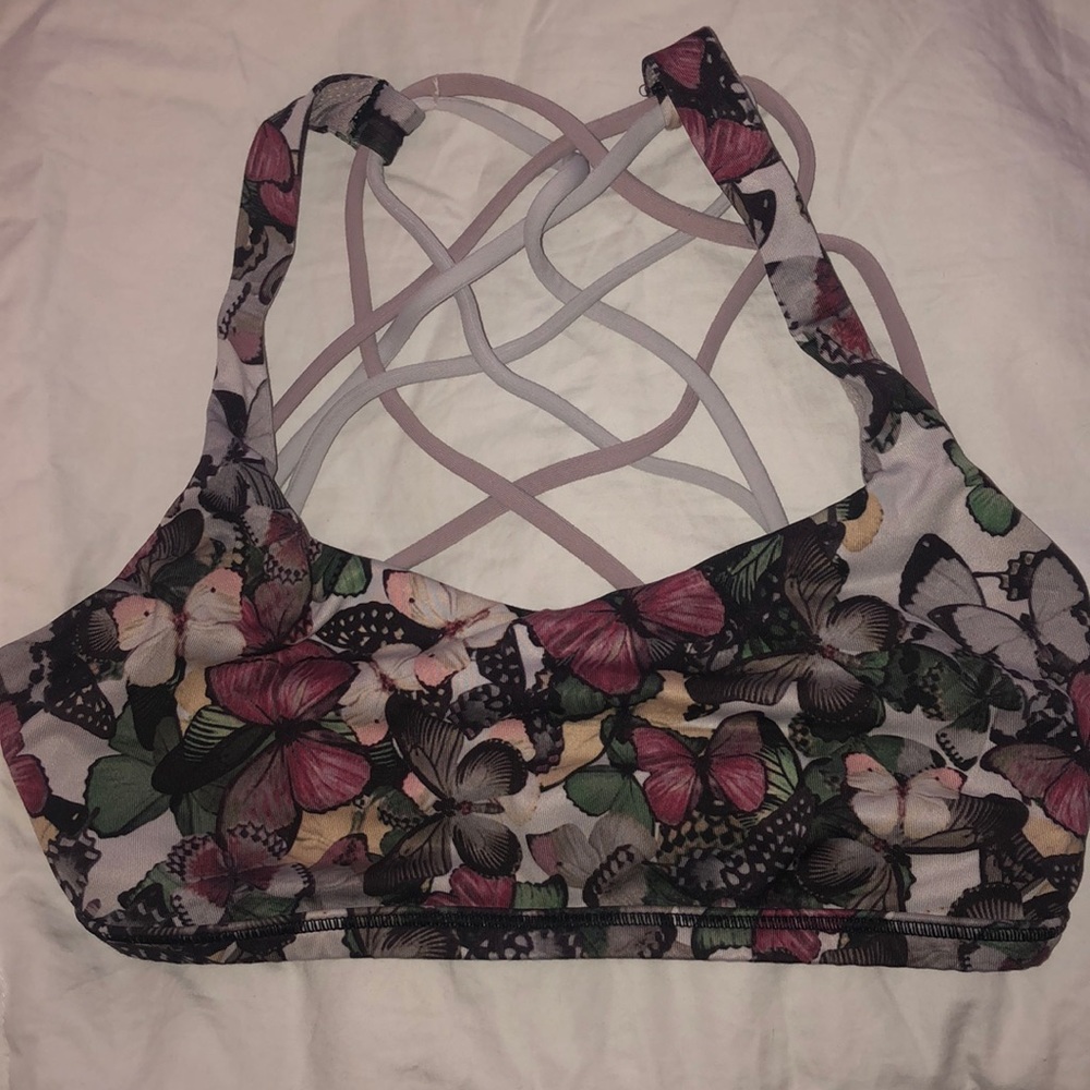 Butterfly lululemon sports bra